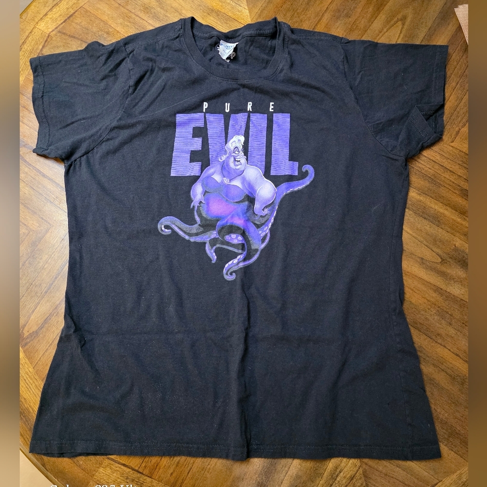 Disney Black and Purple Ursula Graphic Tee